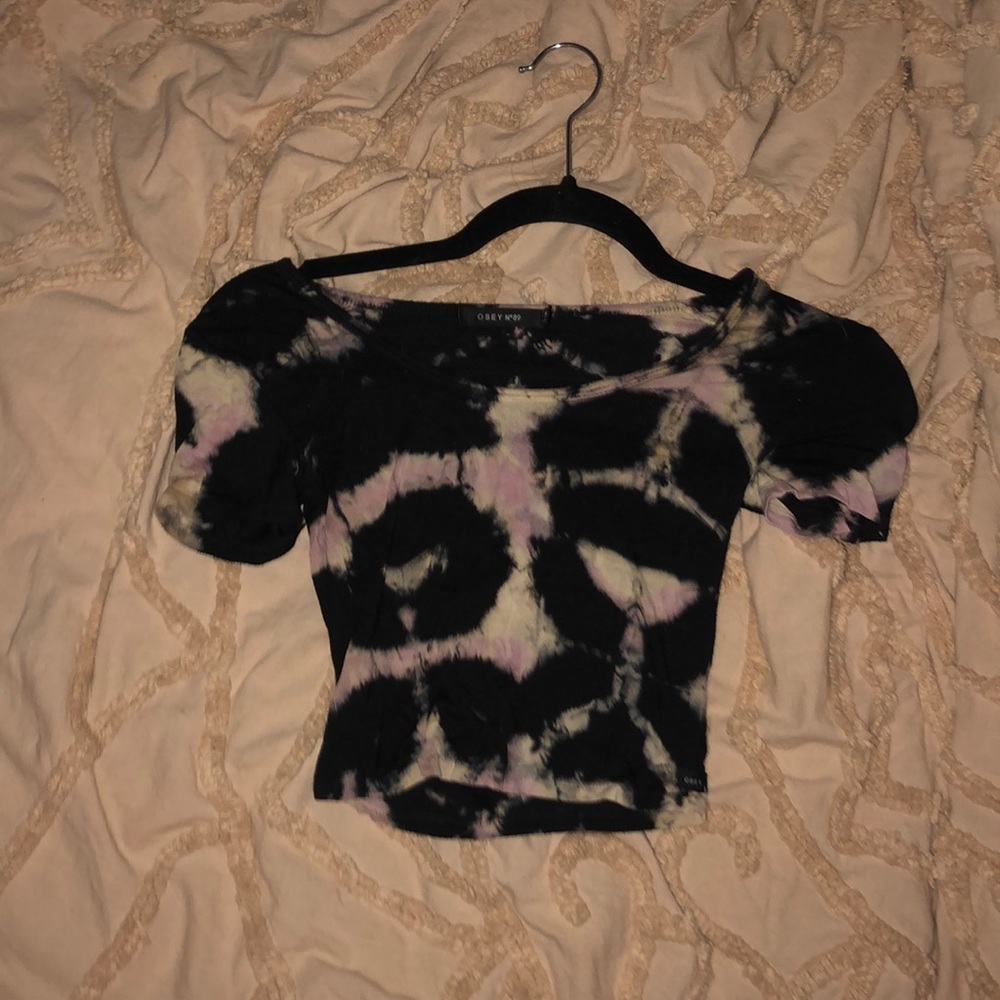 Tye dye crop top